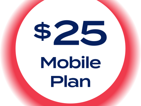 $25 Mobile Plan Online now