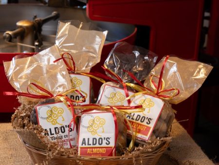 Biscotti Sampler Gift Basket For Sale