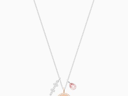 Swarovski Zodiac Pendant Sagittarius Pink Rhodium Plated Discount