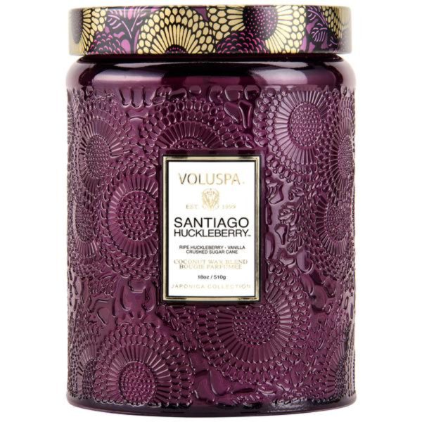 Voluspa Limited Edition Santioago Huckleberry Large Candle Discount