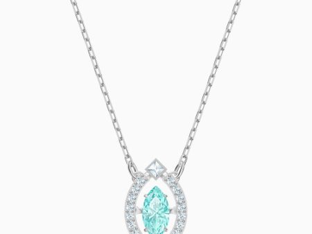 Swarovski Sparkling Dance Necklace Green Online now