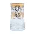 Timon Gift Box Of 6 Pcs Doninzetti Long Drink Glass Platinum Gold Hot on Sale