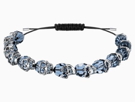 Swarovski Taddeo Bracelet Blue Ruthenium Plated Size M Sale