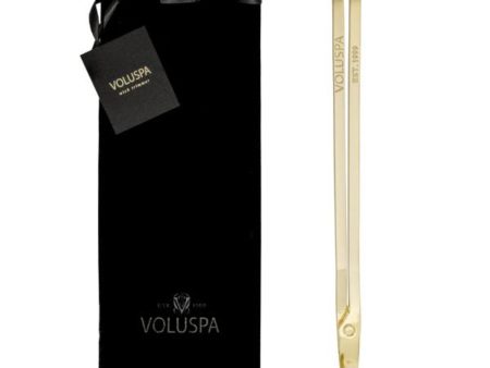 Voluspa Gold Wick Trimmer Velour Bag on Sale