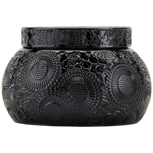 Voluspa Moso Bamboo Embossed Glass Chawan Bowl With Lid on Sale