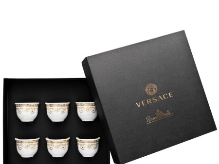 Versace Medusa Gala Cups Set of 6 w o Handle Fashion