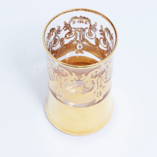 Timon Gift Box Of 6 Pcs Doninzetti Long Drink Glass Gold Online Hot Sale