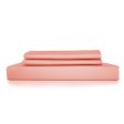 Valeron 310 Tc Plain Flat Sheet Set Pink on Sale