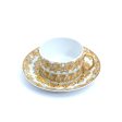 Versace Medusa Rhapsody Cups and Saucers Set of 6 Hot on Sale