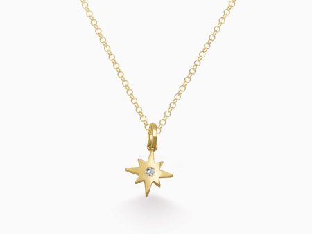 Dije en oro amarillo de 18K estrella Online now