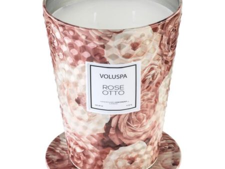 Voluspa Rose Otto Giant Ice Cream Cone Table Candle Online Sale