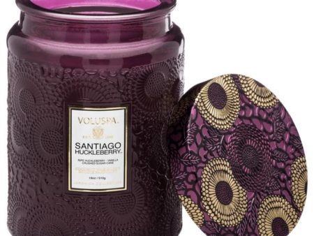 Voluspa Limited Edition Santioago Huckleberry Large Candle Discount