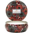 Voluspa Persimmon And Copal 3 Wick Candle In Decorative Tin on Sale