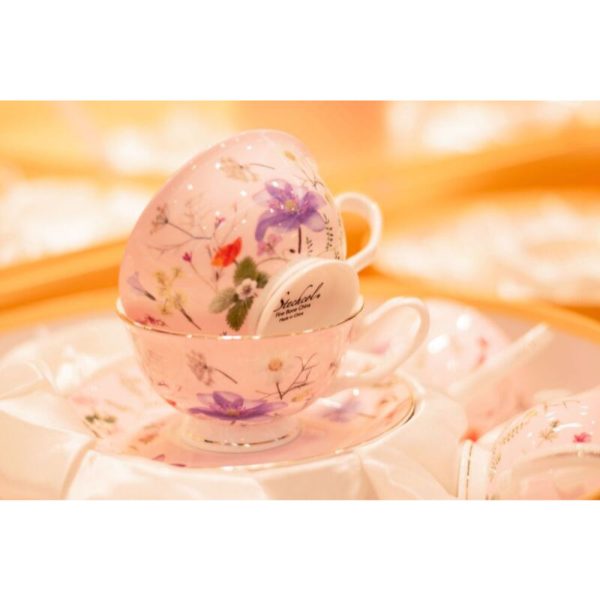 Stechol Fine Bone China Cups and Saucer 12pcs For Sale