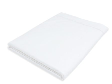 Yves Delorme Athena Flat Sheet Blanc Cheap