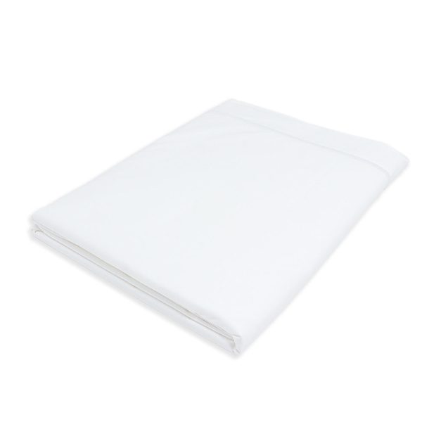 Yves Delorme Athena Flat Sheet Blanc Cheap