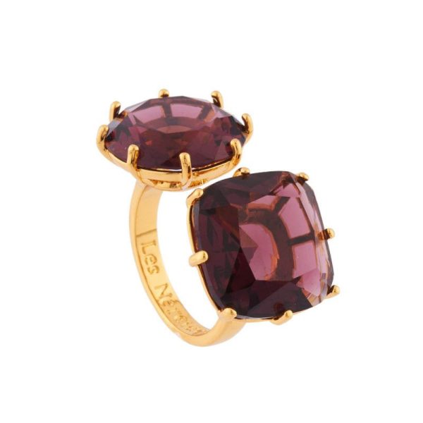 Les Nereides  You And I  Ring Plum Stones For Discount