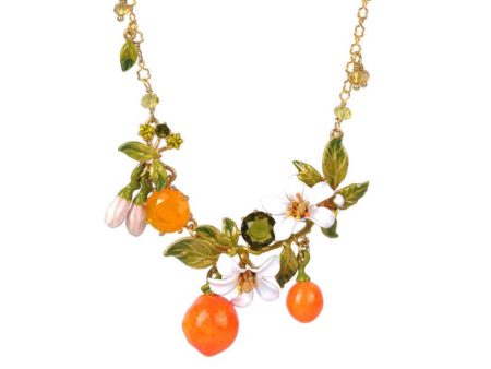 Les Nereides Orange Blossoms And Oranges Collar Necklace Sale