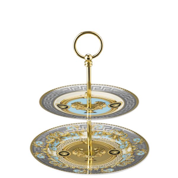 Versace Prestige Gala Blue Etagere 2 Tiers Discount