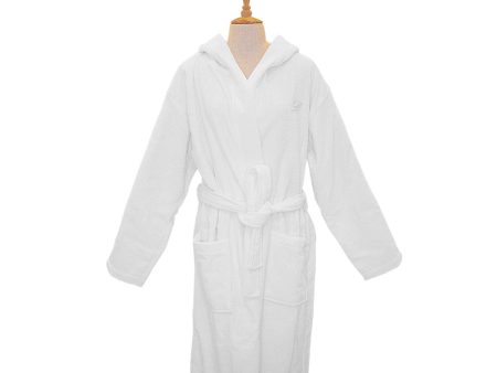 Blumarine Benessere Bathrobe Bianco Size M Cheap