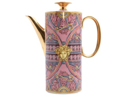 Versace Scala Palazzo Rosa Coffee Pot 3 Sale