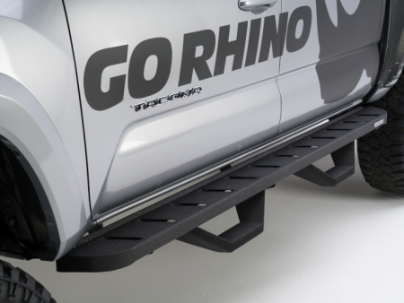 Go Rhino 05-20 Toyota Tacoma RB10 Complete Kit w RB10 + Brkts + 2 RB10 Drop Steps Cheap