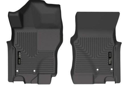 Husky Liners  2022 Nissan Frontier King Cab Ext. Cab CC  WeatherBeater Black Front Floor Liners Online