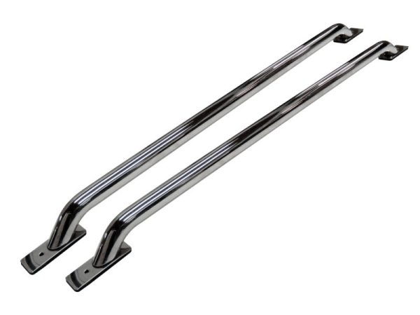 Go Rhino 04-15 Nissan Titan Stake Pocket Bed Rails - SS For Cheap