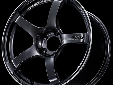 Advan TC4 18x9.5 +45 5-120 Racing Black Gun Metallic and Ring Wheel Online now