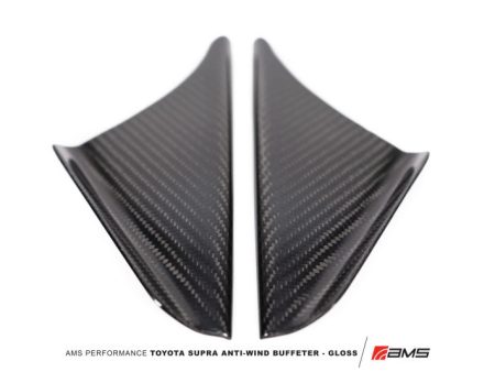 AMS Performance 2020+ Toyota GR Supra Anti-Wind Buffeting Kit - Gloss Carbon For Discount