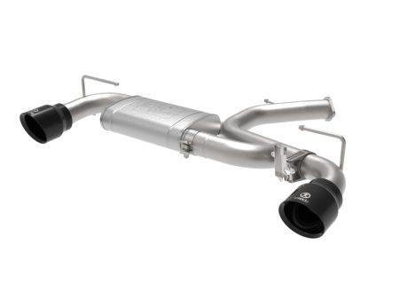 aFe 21-22 Hyundai Veloster N L4-2.0L Takeda 3in 304 SS Axle-Back Exhaust System w  Black Tip Hot on Sale