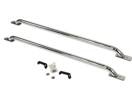 Go Rhino 07-13 Chevrolet Silverado Stake Pocket Bed Rails - Chrome Cheap