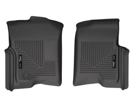 Husky Liners 04-08 Ford f-150 SuperCrew Cab WeatherBeater Front Floor Liner (Black) Online now