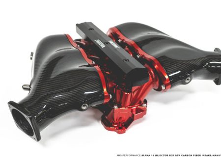 AMS Performance 2009+ Nissan GT-R Alpha Alum Cast Intake Plenum Parts Kit (Excl Center Bell Horns) Fashion