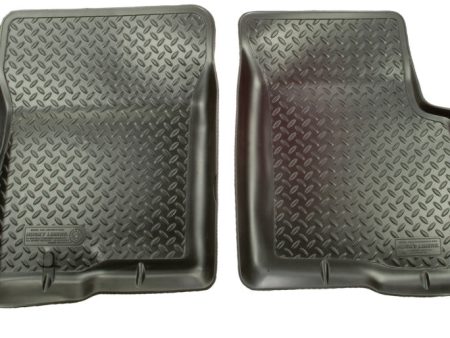 Husky Liners 01-04 Toyota Tacoma Double Cab Classic Style Black Floor Liners Online Hot Sale