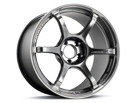 Advan RG-4 18x10 +35 5-114.3 Racing Hyper Black & Ring Wheel Online Sale