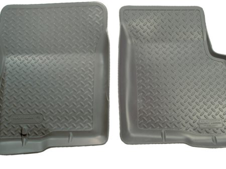 Husky Liners 05-12 Nissan Frontier 11-12 Suzuki Equator Ext Crew Cab Classic Style Gray Floor Liners Online Sale