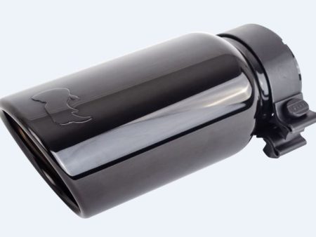 Go Rhino Exhaust Tip - Black Chrome - ID 3in x L 14in x OD 4in For Sale