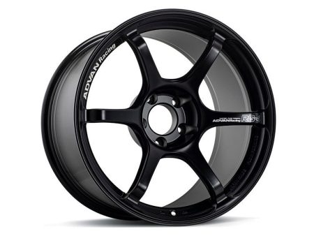 Advan RG-4 18x9.5 +25 5-112 Semi Gloss Black Wheel Supply