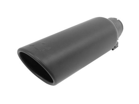 Go Rhino Exhaust Tip - Black - ID 2 1 4in x L 14in x OD 4in Sale