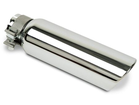 Go Rhino Exhaust Tip - Chrome - ID 2 1 4in x L 10in x OD 3in Hot on Sale