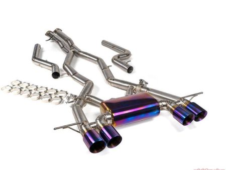 VR Performance BMW M3 M4 G8x Titanium Valvetronic Catback Exhaust With 102mm Tips Supply