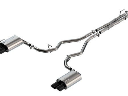 Borla 19-22 Ford Explorer 3.0L V6 AT AWD 4DR 2.25in ATAK Catback Exhaust - Black Chrome Tip Sale