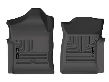 Husky Liners 99-06 Chevrolet Silverado 1500 Standard Cab WeatherBeater Front Floor Liners (Black) Online Hot Sale