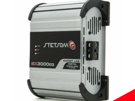 Stetsom EX 3000 EQ Mono 1 Ohm Digital Amplifier Full Range Class D 3k RMS EX3000EQ on Sale