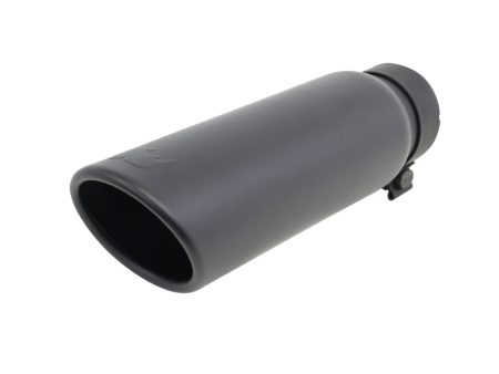 Go Rhino Exhaust Tip - Black - ID 3in x L 14in x OD 4in For Sale