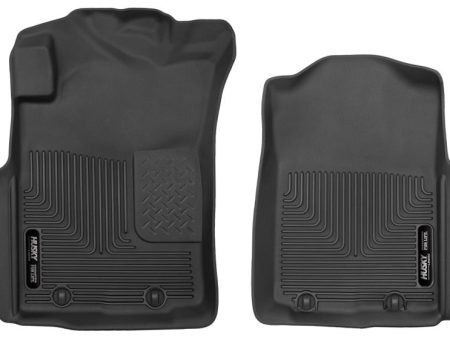 Husky Liners 05-11 Toyota Tacoma Pickup(Crew   Ext   Std Cab) X-Act Contour Black Front Floor Liners Online Hot Sale