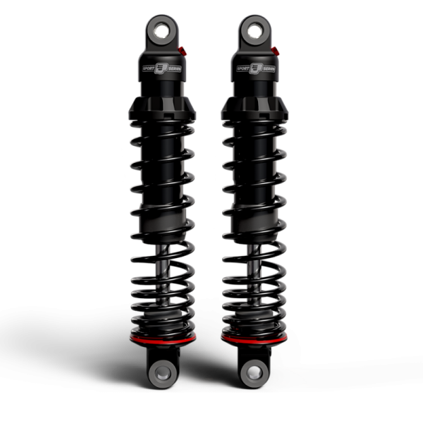 Progressive 91-05 Harley Dyna 494 Series Shocks 14.0in Bushing - Black Cheap